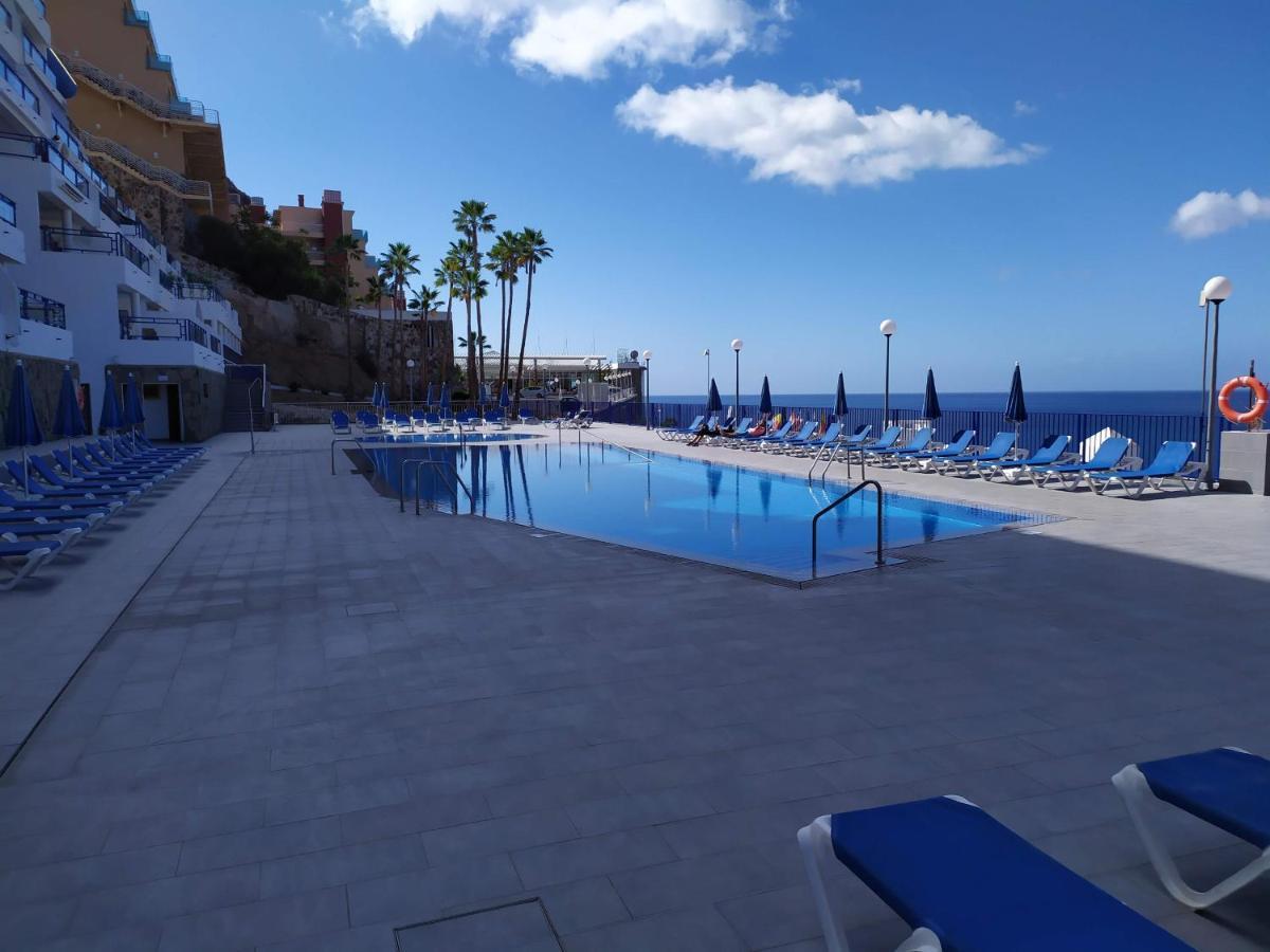 Ocean View Apartment In Taurito, Mogan - Top Floor المظهر الخارجي الصورة