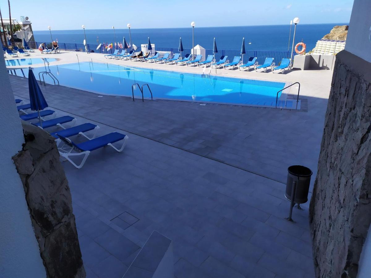 Ocean View Apartment In Taurito, Mogan - Top Floor المظهر الخارجي الصورة