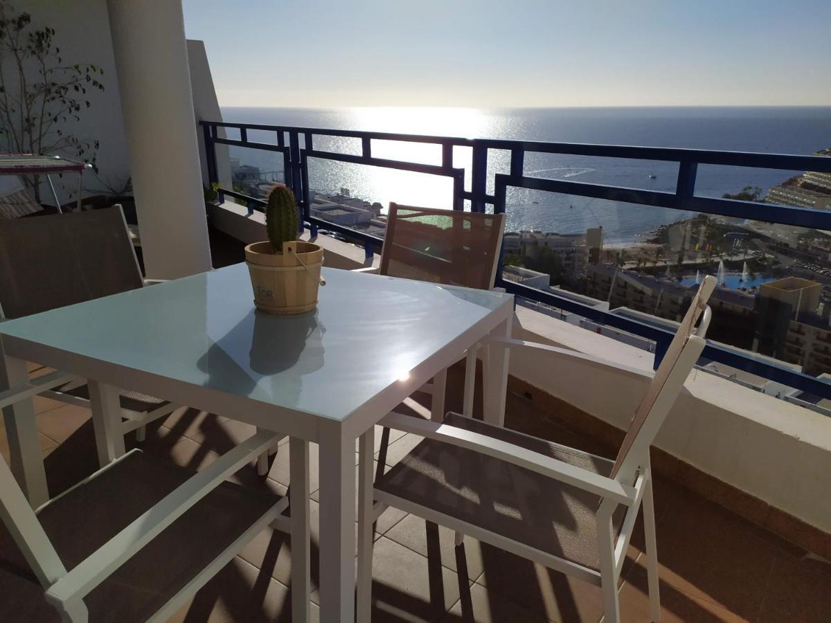 Ocean View Apartment In Taurito, Mogan - Top Floor المظهر الخارجي الصورة