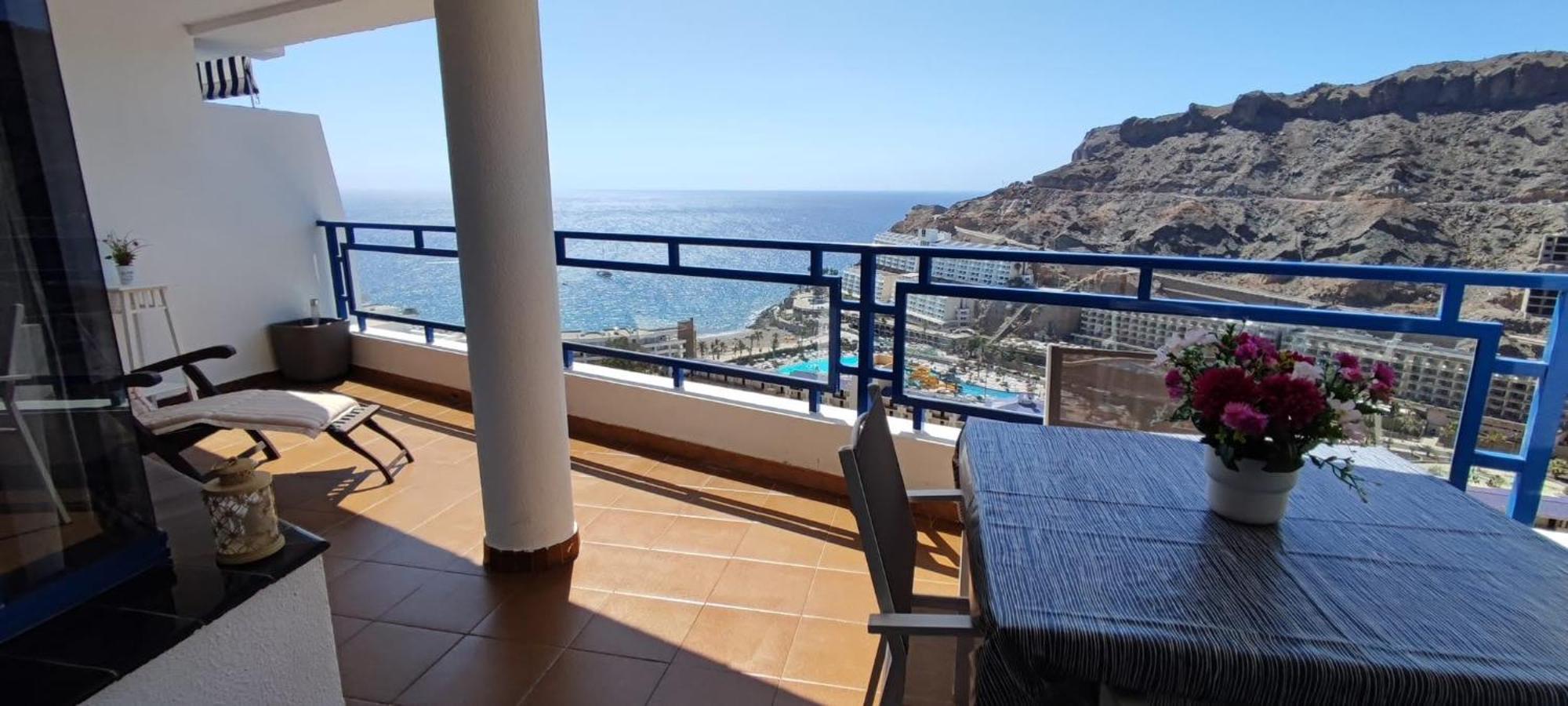 Ocean View Apartment In Taurito, Mogan - Top Floor المظهر الخارجي الصورة
